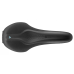 Седло Selle Royal SCIENTIA A1 Athletic, 3D skingel, обивка Black gummy/Black mokka, 289х127мм, 380г, рейлы сталь + Curva suspension, unisex, чёрное