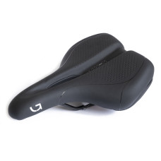 Седло Green Cycle Active Air 199, стальные рейлы, черное Седло Green Cycle Active Air 199, стальные рейлы, черное