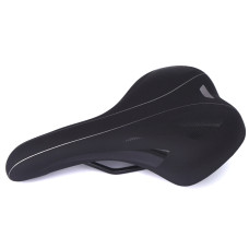 Седло Green Cycle GCS-2607, 280мм x 175мм, стальные рейлы, черное Седло Green Cycle GCS-2607, 280мм x 175мм, стальные рейлы, черное