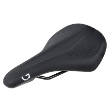Седло Green Cycle Comfort Foam 162, стальные рейлы, черное Седло Green Cycle Comfort Foam 162, стальные рейлы, черное