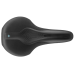 Седло Selle Royal SCIENTIA R1 Relaxed, 3D skingel, обивка Black gummy/Black mokka, 289х169мм, 479г, рейлы сталь + Curva suspension, unisex, чёрное