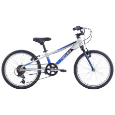 Велосипед 20" Apollo NEO 6s boys Brushed Alloy / Black / Blue Fade