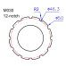 Ключ Ice Toolz M030 съёмник д/каретки Praxis ® Works ® M30 (12-пазов 48-50mm)