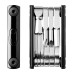 Мультитул Crankbrothers F10+,  2/2.5/3/4/5/6/8мм, T25, Phillips #2, flat #1, металлический кейс с открывалкой, черный