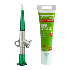 Набор Weldtite 06009 содержит пистолет 06008 + смазка консистентная 02019 Bike Grease with Teflon, 125мл