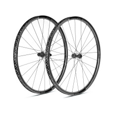 Колесо пер. + задн. 28" ERE TENACI GT25 CARBON, Gravel, 100x12/142x12, CL, HG11, tubeless, черный сатин