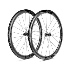 Колесо пер. + задн. 28" ERE OMNIA II CLR45 CARBON, Road, 100x12/142x12, CL, HG11, tubeless, черный сатин