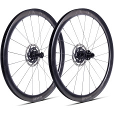 Колесо пер. + задн. 28" ERE GENUS II CL45 CARBON, Road, 100x12/142x12, CL, HG11, tubeless, черный сатин